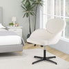 Criss Cross Chair Swivel Cross Legged Chair Computer Desk Task Vanity Chair