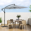 3m Garden Parasol Sun Shade Patio Banana Hanging Set Umbrella Cantilever