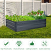 Outdoor Metal Raised Garden Bed Elevated Planter Box Patio Planter Raised Bed