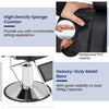 Hydraulic Barber Chair Salon Chair Height Adjustable 360° Swivel Reclining Back