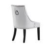 Velvet Pull Door Knocker Studded Dining Kitchen Accent Chairs Luxury Windsor