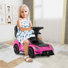 Foot to Floor Sliding Car Kids Sliding Walking Car w/ Storage-Pink