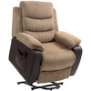 Electric Riser Cord Fabric Recliner Armchair Lounge Home Reclining Chair Brown
