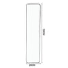 Large Rectangle Wall Mounted Mirror Bathroom Bedroom Makeup Dressing Mirrors UK