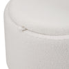 Beautiful White Teddy Swivel Cuddle Chair Accent Tub Armchair Sofa Storage Seat