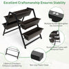 3-Tier Vertical Raised Garden Bed Freestanding Garden Planter 5 Container Boxes