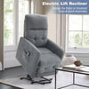 Electric Rise Recliner Chair Sofa Upholstered Armchair with Control for Disabled