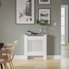 Small Medium Large Radiator Cover Vertical Slatted Grill Wooden Heating Cabinet