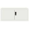 File Cabinet White 90x40x110 Steel P1G8