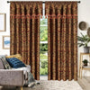 Curtains Ready Made Fully Lined Jacquard Pencil Pleat Tape Top Pair & Tiebacks