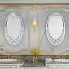 Modern Decoration Wall Silver Mirror Tear Drop Hanging Mirror for Living Room UK