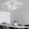 LED Ceiling Fan with LED Light Adjustable Wind Speed Remote Low Profile 40x7inch