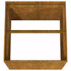 Raised Garden Flower Beds Rusty Metal Large Planters Weathering Steel