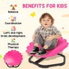 AIYAPLAY Sensory Spinning Chair, Kids Swivel Chair, Pink