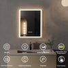 500x400mm Smart Touch Switch Bathroom Mirror LED Lighted Anti-Fog Light Changing