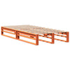 Bed Frame Wax Brown 90x200 Solid Wood Pine H4H0