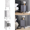 Small Cabinet Side End Table Slim Narrow Storage Unit Night Stand Bedside Drawer
