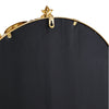 Arched Mirror Home Garden Decor Gold/Black Metal Distressed Hanging Wall Mounted