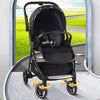 Foldable Baby Stroller Convertible Reversible Pushchair Travel for Airplane UK