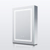 LED Illuminated Mirror Cabinet with Shaver Socket Demister Pad Bathroom Storage