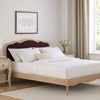 Dusk Versailles Plum Velvet & Natural Wood Effect King Size Bed Frame RRP £699