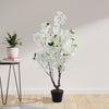 Large Artificial Sakura Tree in Pot Fake Plants Outdoor Garden Home Office Decor