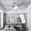 3/4/5 Blades Ceiling Fan & LED Lights Reversible Motor 52" Cooling Fan Lighting