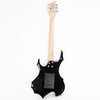 Glarry Electric Guitar 5 Way Rosewood Fire Flame Switch Pickup Full Set Black