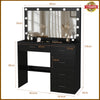 Dressing Table Large Mirror with Lights Makeup Vanity Set Desk Organizer Dresser