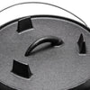 Portable Deep and Thick Stew Pot, Cast Iron Pot, Camping Cooking