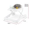 Toddler Activity Center Baby Walker & Push Walker with Wheels-Grey