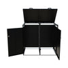 Double Wheelie Garbage Storage Bin Shed Bin Storage Shed Lockable Bin Hideaway