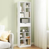 Floor Standing Display Rack Storage Cabinet with Drawer-White