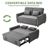 Convertible Sofa Bed 3-in-1 Pull out Sofabed 2 Seater Folding Recliner Sleeper