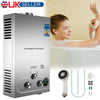 LPG Hot Water Heater Propane Gas Tankless Instant Boiler Heating&Shower Head Kit