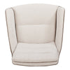 360° Swivel Corduroy Armchair Padded Bedroom Office Desk Chair PU Leather Finish