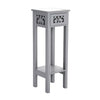 Wooden Tall Side Table Slim Narrow Night Stand Bedside Drawer Storage Cabinet