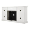 Electric Fireplace With TV Stand Unit Cabinet Fire Logs Heater Flame Living Room