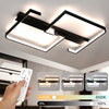 LED Ceiling Light Geometry Square Dimmable Ceiling Lamp 3000K-6500K Living Room