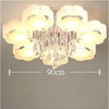 Modern LED Crystal Ceiling Lights Chandelier Lamp Kitchen Bed Living Room Light