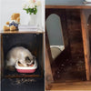 Retro Hidden Cat Litter Box Wooden Cabinet Furniture Indoor Cat House Nightstand