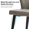 2 Pcs Dining Chair Faux Leather Soft Padded Chair Modern Dining Room Home New