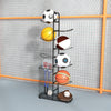 7-Tier Basketball Ball Storage Rack Sports Balls Display Storage Organizer