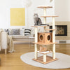 Cat Tree 179 Cm Small Cat Tower Indoor Kitten Activity Center Climbing Stand