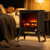 Electric Fireplace Fire with Wood Flame Heater Stove Log Burner Fan Heat 2KW Zfo