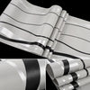 Grey Silver Black Stripes Wallpaper 3D Effect Living Room Non-Woven Wallpaper UK