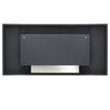 Bio Ethanol Fireplace Glass Fire Burner Inset/Wall Mounted Heater Indoor Black