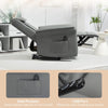 Recliner Armchair Single Padded Seat PU Leather Sofa Lounge Home Living Room