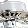 52'' Crystal Ceiling Fan Light 5 Blades 3 Speed Chandelier Lamp w/Remote Control