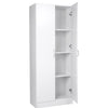 Kitchen Pantry Cabinet 60" Tall Food Pantry Storage Cabinet 110LB Loading